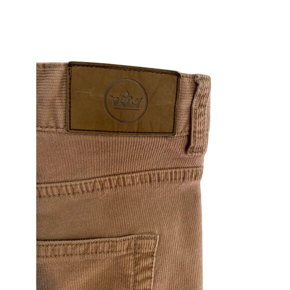 Peter Millar Men's Tan Corduroy Pants Sz 38 Relaxed Fit Casual Office School Y2K - Picture 9 of 10